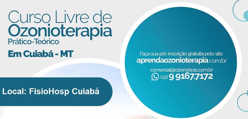 CURSO LIVRE DE OZONIOTERAPIA EM CUIBÁ - MT